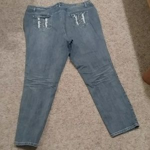 Designer jeans worn once